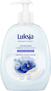 Kremowe mydło w płynie Linseed & Rice Milk Luksja
