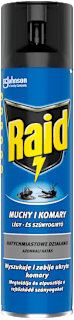 Środek na muchy, komary, aerozol Raid