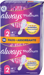 Platinum hygienické vložky Ultra Super Plus always