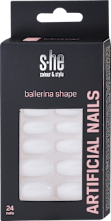 Unghie finte Ballerina Shape s-he colour&style