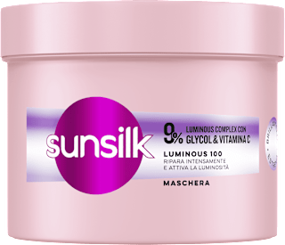 Maschera luminous 100 GLYCOL&VITAMINA C sunsilk
