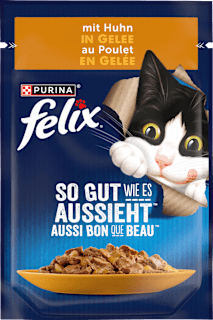 Nassfutter Katze mit Huhn, So gut wie es aussieht, Adult Felix