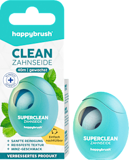 Zahnseide Clean gewachst  happybrush