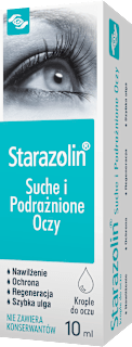 Krople do suchych i podrażnionych oczu  STARAZOLIN