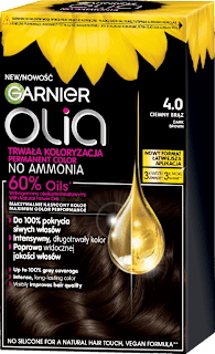 Farba do włosów ciemny brąz 4.0 GARNIER olia