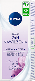 Krem kojący na dzień SPF 15 24h nawilżenia  NIVEA