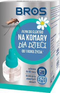 Płyn do elektro na komary dla dzieci od 1 roku życia BROS