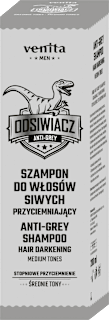 Szampon do włosów siwych przyciemniający - średnie tony Venita