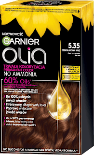 Farba do włosów czekoladowy brąz 5.35 GARNIER olia