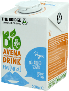 Napój owsiany Bio Organic Natural, bez dodatku cukru The Bridge