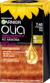 Farba do włosów intensywna miedź 7.40 GARNIER olia