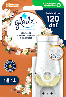 Odświeżacz elektryczny Sensual Sandalwood & Jasmine glade