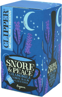 Herbata z melisą i lawendą Snore&Peace Bio (20 x 1,5 g) CLIPPER