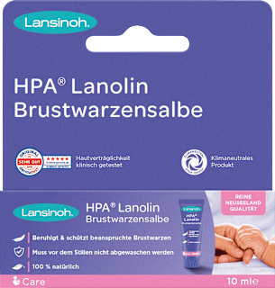 Brustwarzensalbe HPA Lanolin Lansinoh