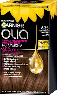 Farba do włosów czekoladowy jasny brąz 6.35 GARNIER olia