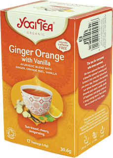 Herbatka imbirowo-pomarańczowa z wanilią Bio (17 x 1,8 g) YOGI TEA