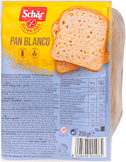 Gluténmentes Pan Blanco kenyér Schär