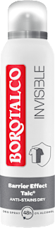 Deodorant spray Invisible Borotalco