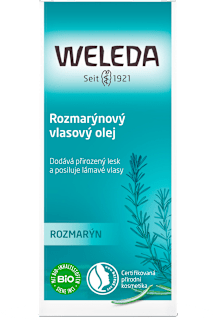 olej na vlasy Rozmarýn WELEDA