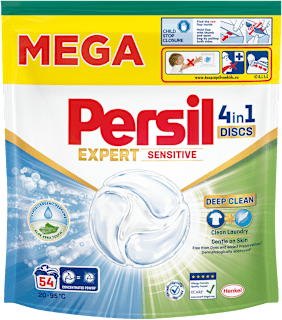 prací kapsle Discs 4v1 Deep Clean Expert Sensitive Persil