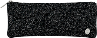 Kosmetiktasche schwarz Glitzer  manòu