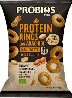 Chips proteiche con arachidi PROBIOS