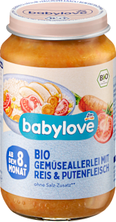 BIO kašica – povrće s rižom i puretinom, 8+ mj. babylove