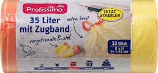 Müllbeutel 35 l mit Zugband Profissimo