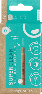 Interdentalbürsten Super Clean Größe 0 happybrush