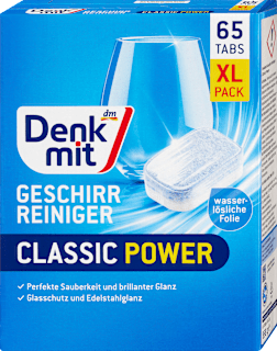 Tablety do umývačky riadu Classic Power Denkmit