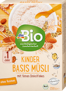 Kindermüsli Basis ab 1 Jahr dmBio