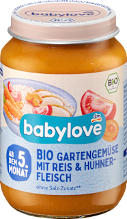 Legume cu orez & găină 5+ ECO babylove