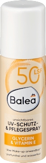 Spray solare viso over make-up SPF50 Balea