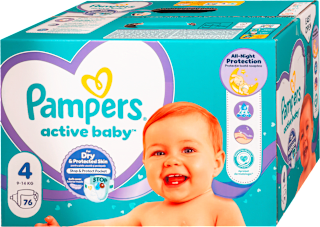 Pelene, veličina 4 (9 - 14 kg) Pampers active baby