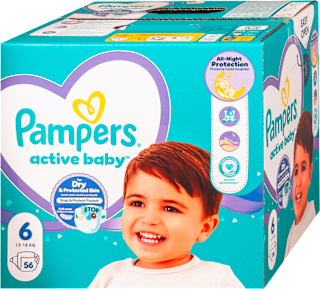 Pelene, veličina 6 (13 - 18kg) Pampers active baby