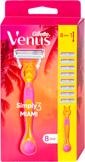 Simply3 MIAMI ženski brijač sa 8 dopuna  Gillette Venus