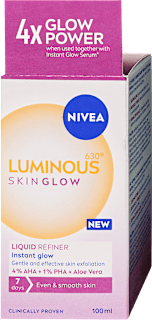 LUMINOUS 630 SKIN GLOW LIQUID REFINER Instant glow tečni piling za lice NIVEA