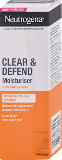 Hydratačný pleťový krém Clear & Defend s kyselinou salicylovou Neutrogena