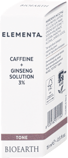Pleťové sérum Caffeine + Ginseng Solution 3 %  ELEMENTA