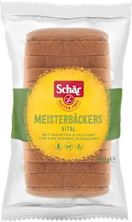 Brot, Meisterbäckers Vital mit Sauerteig (12 Stück), glutenfrei Schär