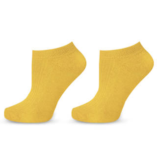Памучни чорапи, жълти, размер 35-38 happy FOOTtopia