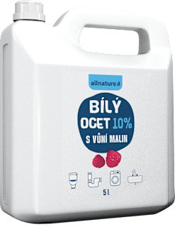 Biely ocot 10% s vôňou malín Allnature