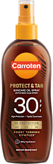 Слънцезащитно олио Protect&Tan, SPF 30 Carroten