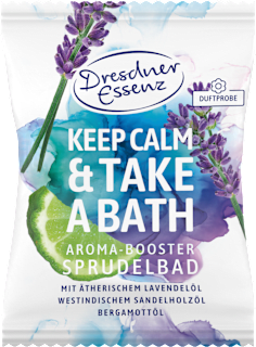 Musująca tabletka do kąpieli Keep Calm & Take a Bath Dresdner Essenz