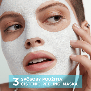 Gélový pleťový peeling a maska 3v1 Pure Clay GARNIER PureActive