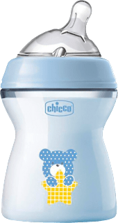 kojenecká lahev NaturalFeeling 2m+, modrá, 250ml Chicco