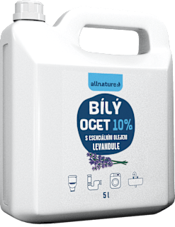 Biely ocot 10% s esenciálnym olejom levanduľa Allnature