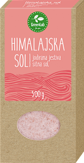 Himalajska jodirana jestiva sitna sol GreenLab
