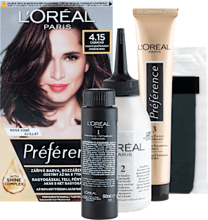 Farba na vlasy - 4.15 intenzívna sýta hnedá L'ORÉAL PARiS PRÉFÉRENCE