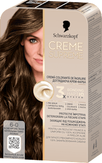 Боя за коса Creme Supreme - Nr. 6-0 Естествено тъмно русо Schwarzkopf CREME SUPREME